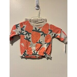 NWT Carter's Just One You Tan & Pink Strawberry Outfit - 9M